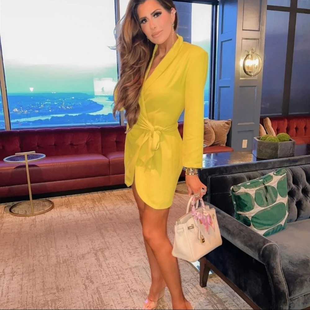 Zara | Dresses | Nwt Zara Pareo Wrap Blazer Lime Green Dress | Poshmark Zara | Dresses | Nwt Zara Pareo Wrap Blazer Lime Green Dress | Poshmark